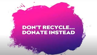"Instead of recycling your machines, can you donate them instead, please?"