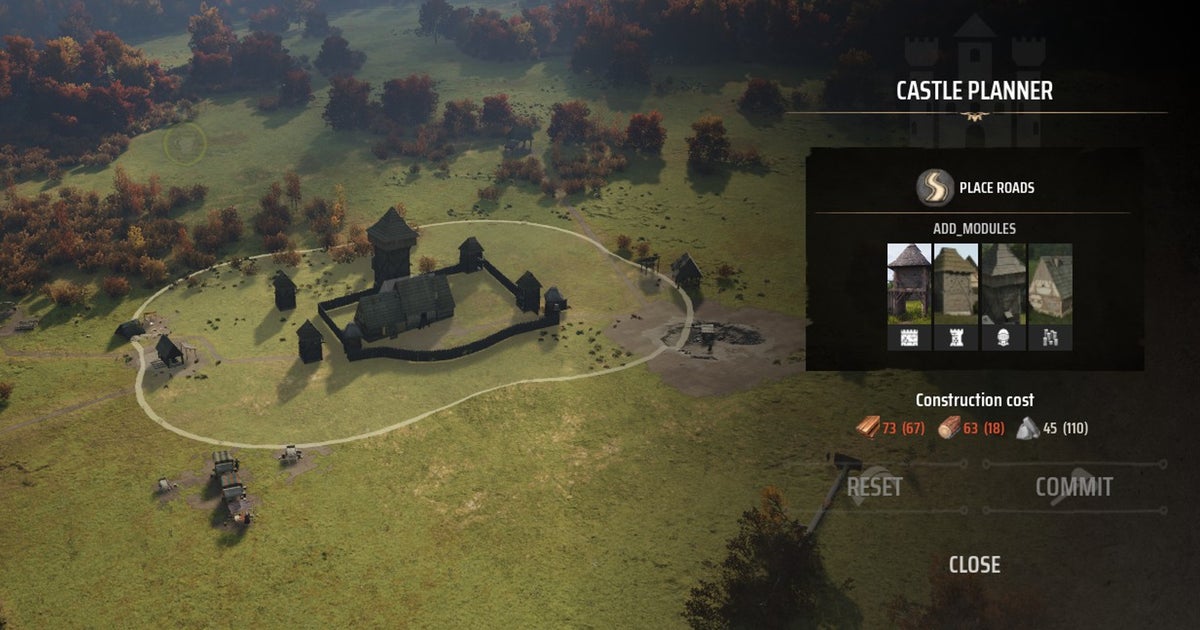 Castle Development Planner Manor Lords: How to enter Castle Planner | Rock Paper Shotgun