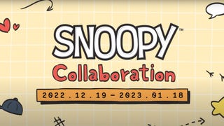 Promotional artwork for Cats and Soup x Snoopy collaboration