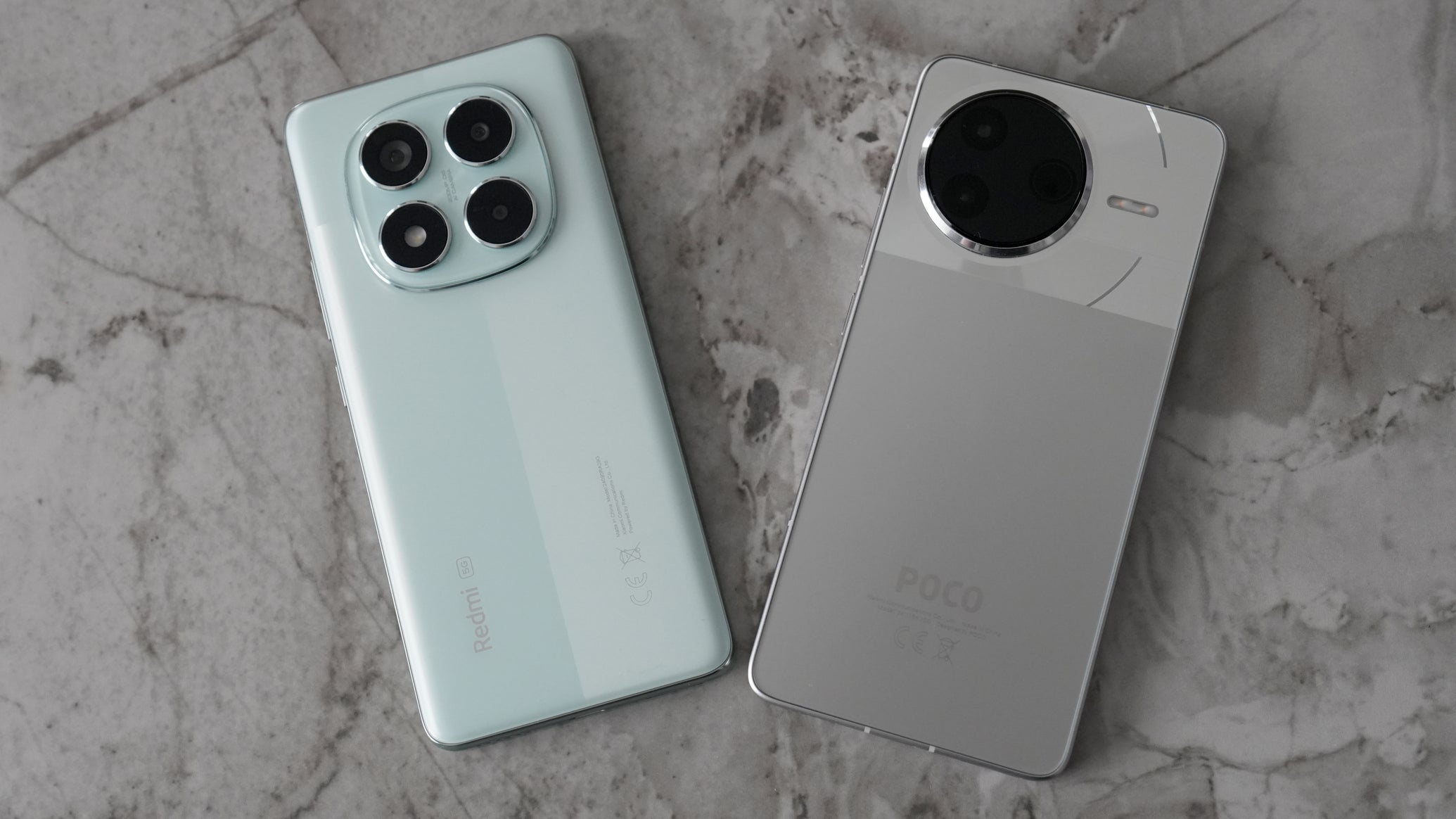 پشت گوشیهای Xiaomi Redmi Note 14 Pro و Poco F7 Pro