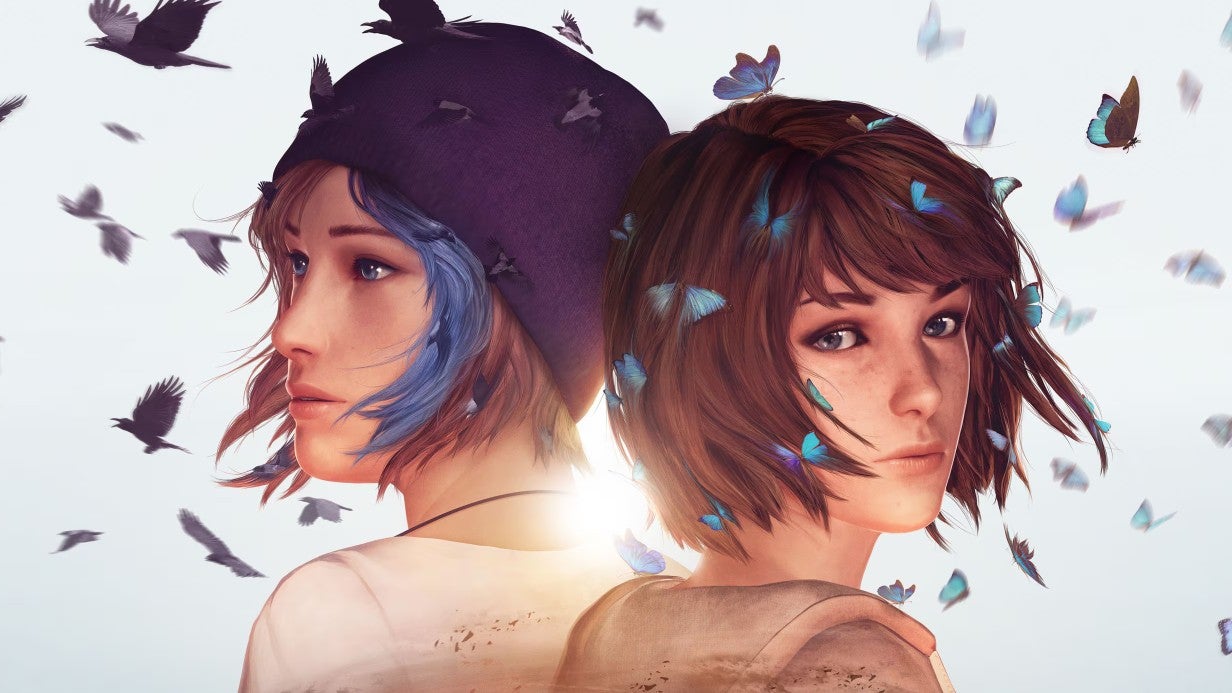 Chloe and Max in artwork for Life is Strange Remastered collection