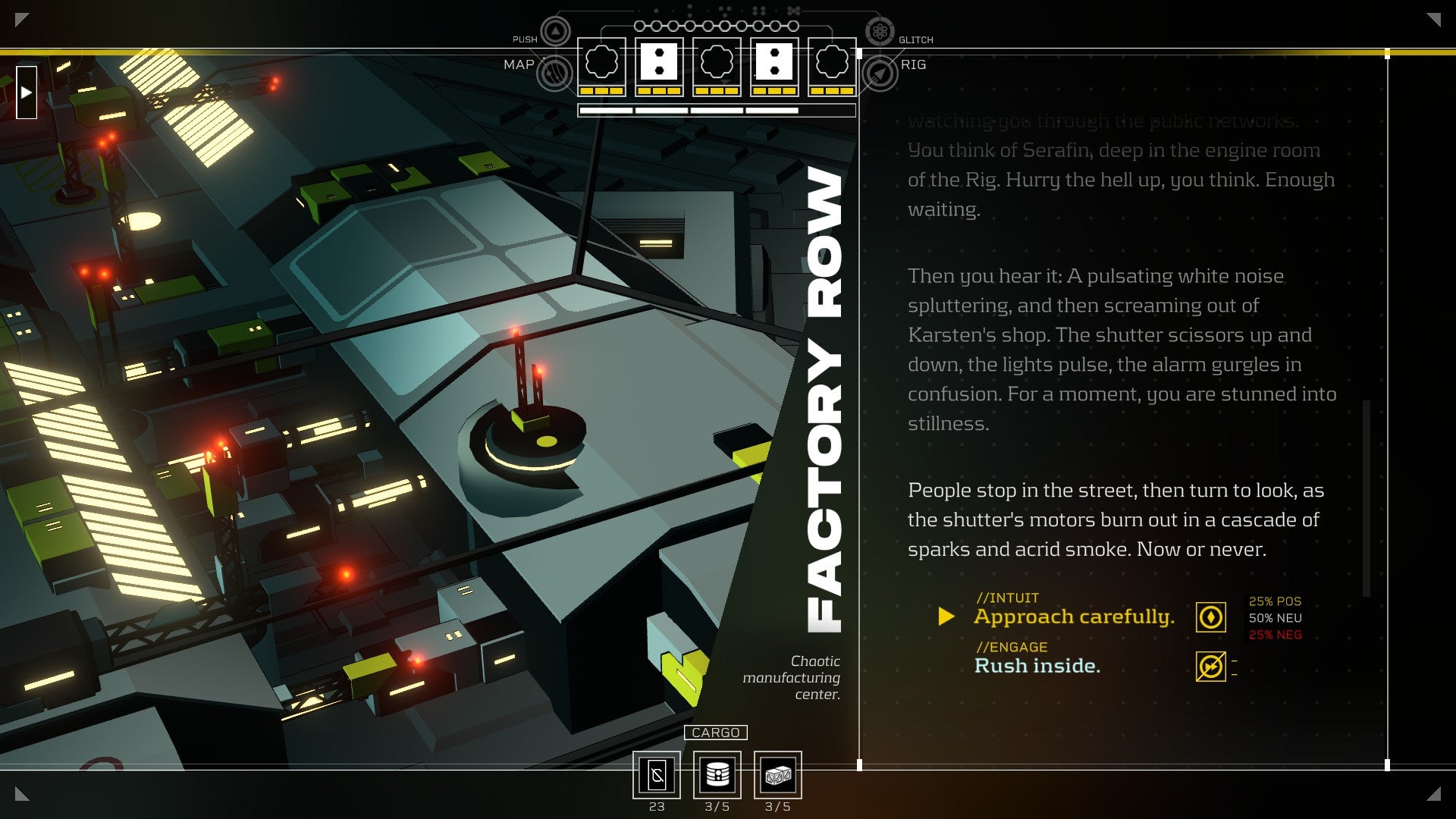 Skills checks during story moments might force you to a specific choice, unless you want to take a major risk.