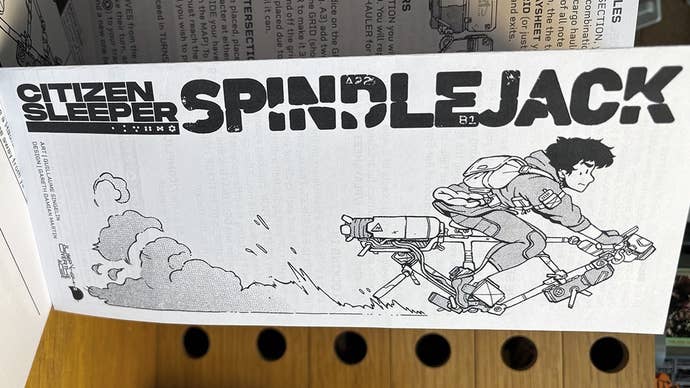 Citizen Sleeper Spindlejack sheet