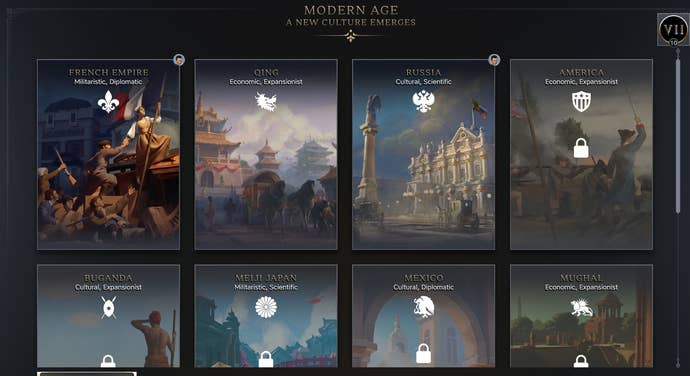 You tin prime a caller civilization to play arsenic erstwhile you deed a caller property successful Sid Meier's Civilization 7.