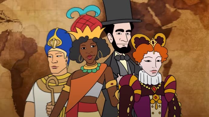 Screenshot from the trailer for Sid Meier’s Civilization 6’s Leaders Pass DLC