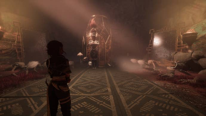 The player goes and speaks to Golgra in the Gestrel Village Chief House in Clair Obscur: Expedition 33