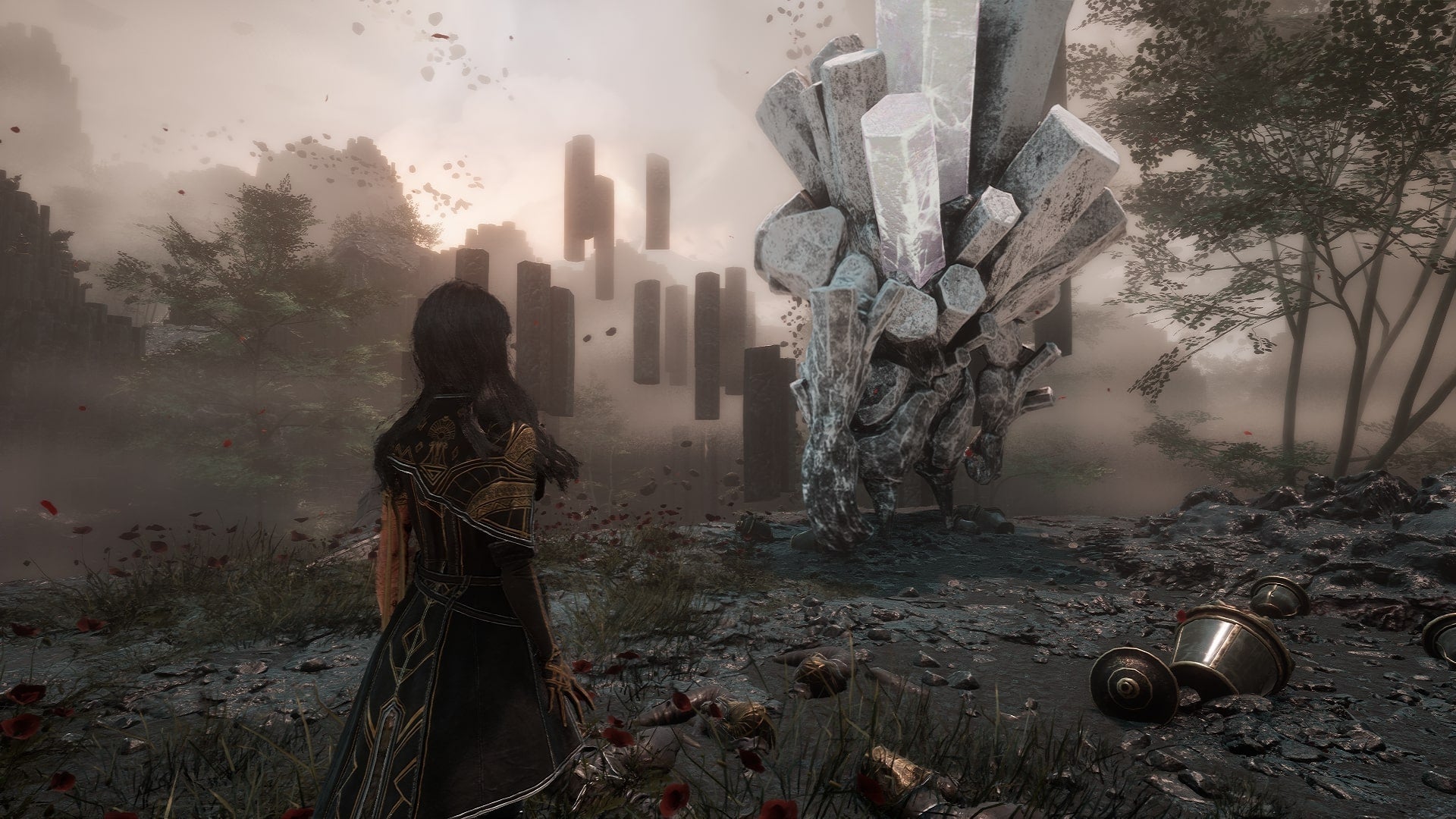 Lune can be seen looking at the friendly Hexga in Clair Obscur: Expedition 33 - 1