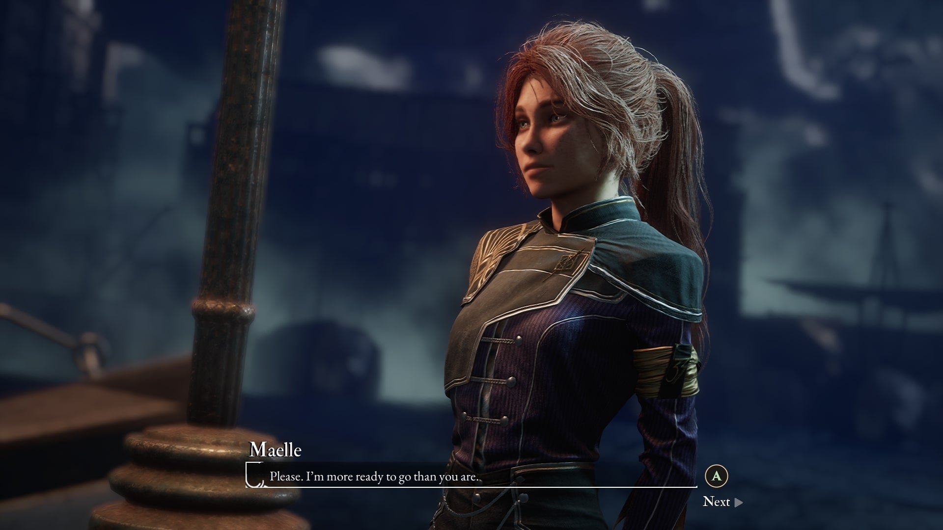 Gustave speaks to Maelle at the Expedition Festival in Clair Obscur: Expedition Festival - 4