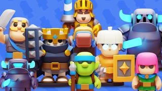 Clash Mini - a group of characters displayed in formation