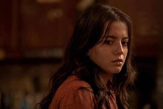 Close up of Dina in TLOU season two