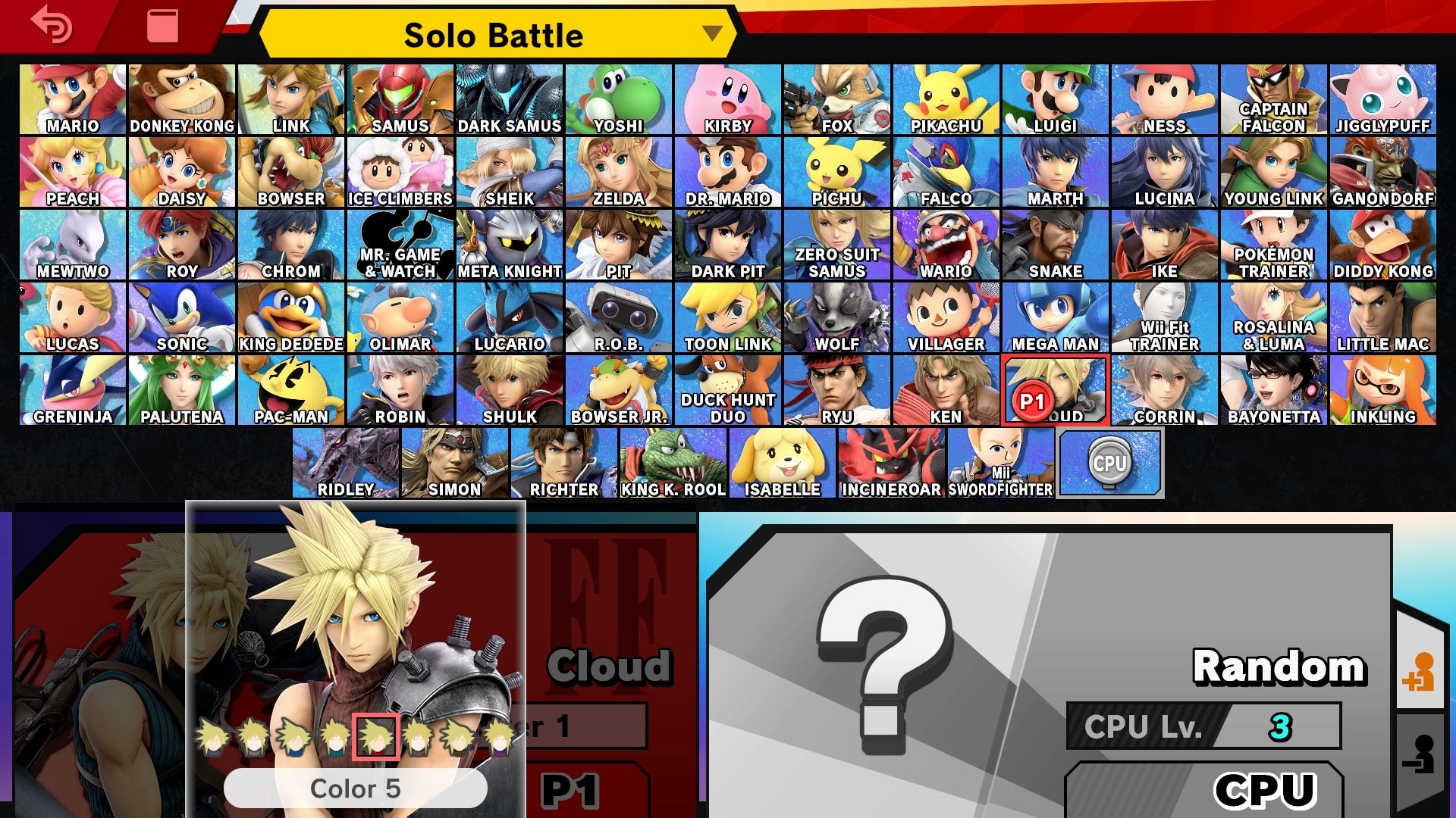 Cloud Super Smash Bros Ultimate Guide - Unlock, Moves, Changes 