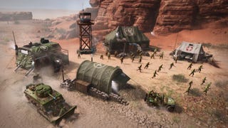 Company of Heroes 3 image showing US Forces deploying from their base.