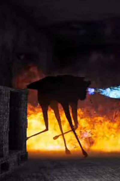 Fire monster in Content Warning.