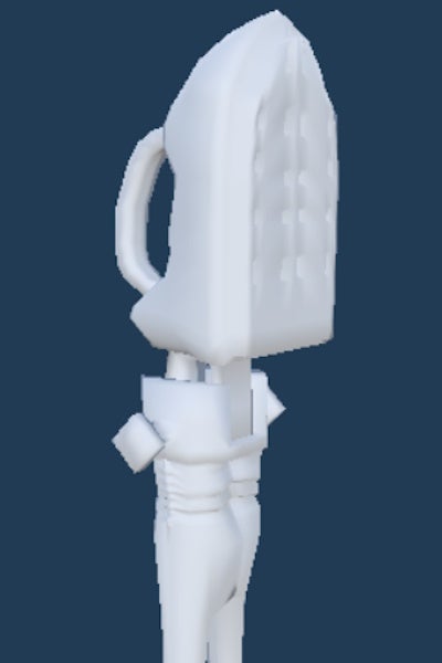 In-game file image of the model for a Toolkit Iron monster in Content Warning.