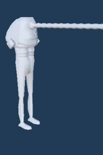 In-game file image of the model for a Toolkit Vacuum monster in Content Warning.