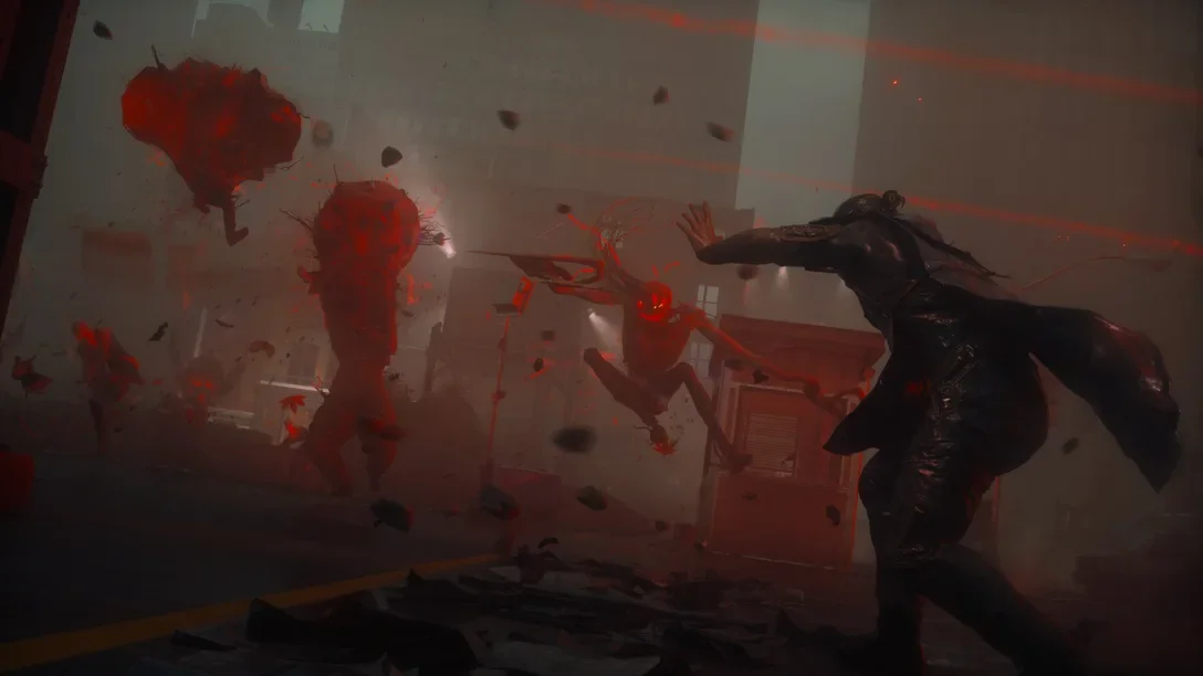 Control Resonant image showing Dylan fighting enemies