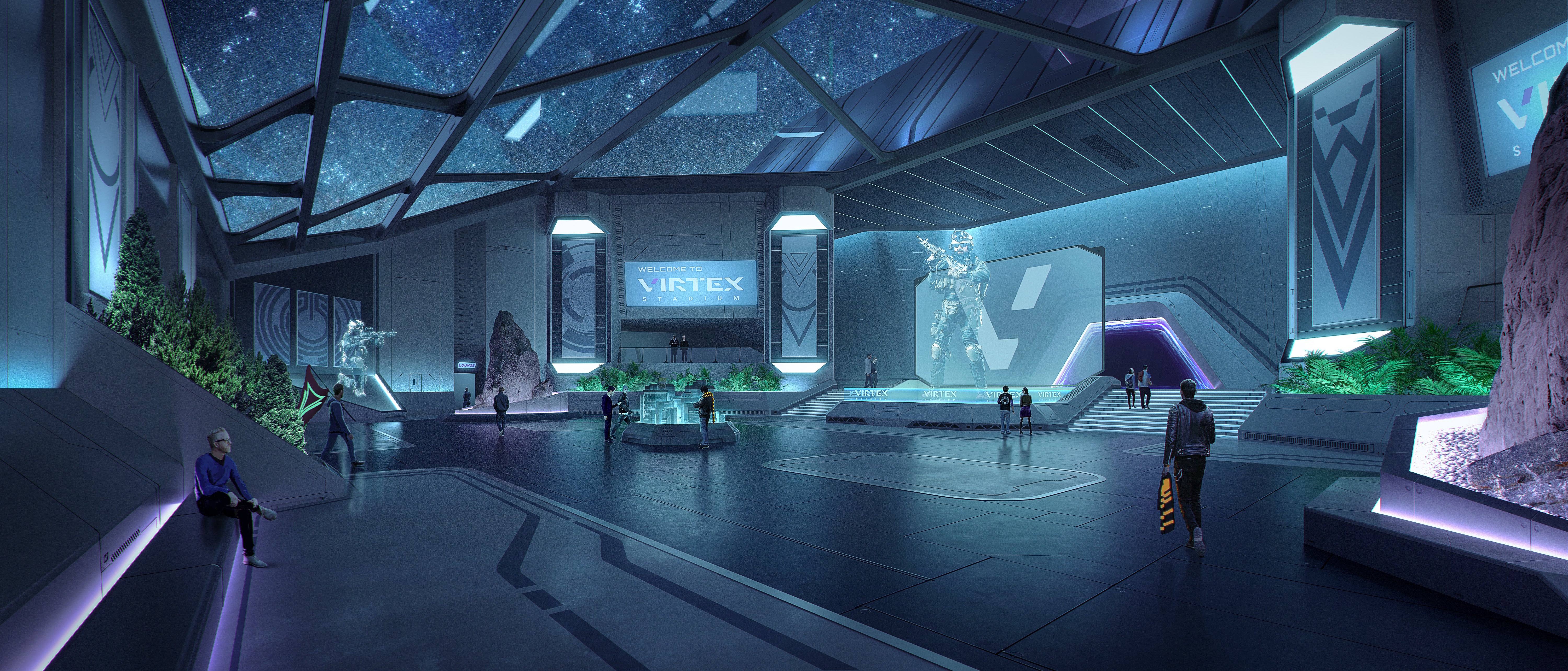 Virtext Stadium Plaza