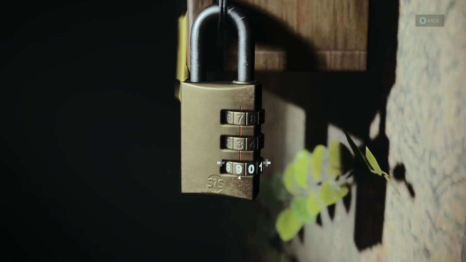 close up of a gold lock with the numbers turned to the combination 739