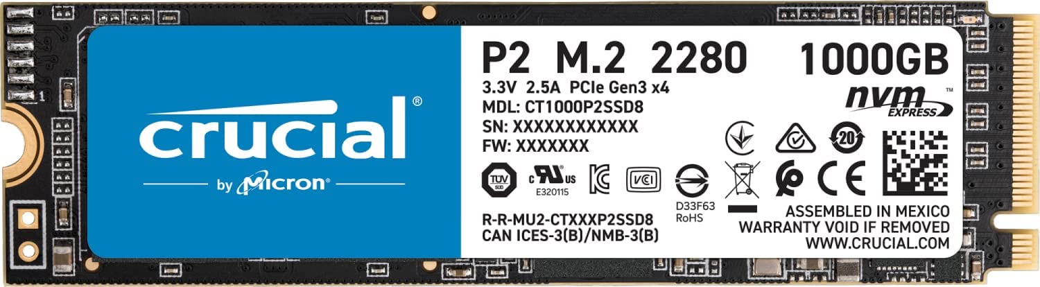 Get the Crucial P2 1TB NVMe SSD for under £65 | Eurogamer.net