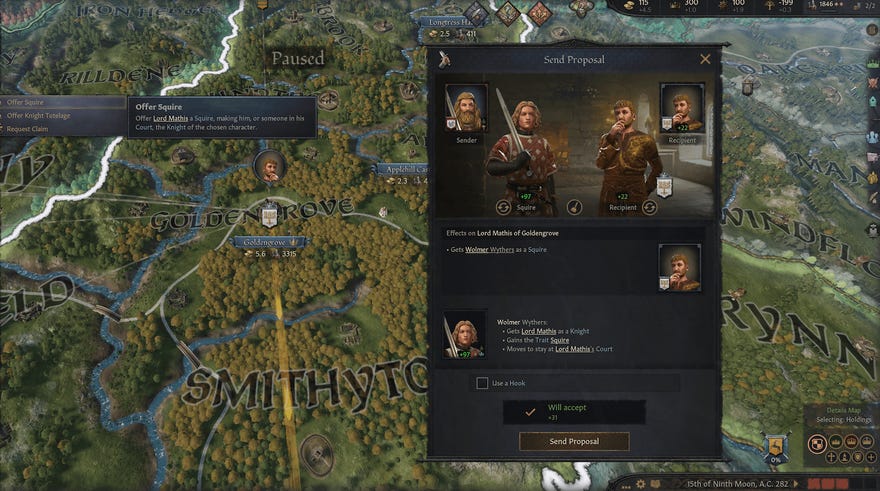 Top-down view of Crusader Kings 3’s Game Of Thrones mod