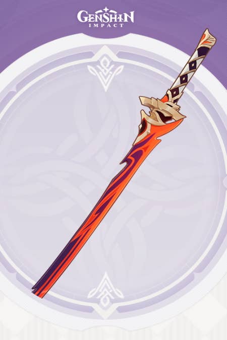 Genshin Impact Cursed Blade Ascension materials, stats, and who