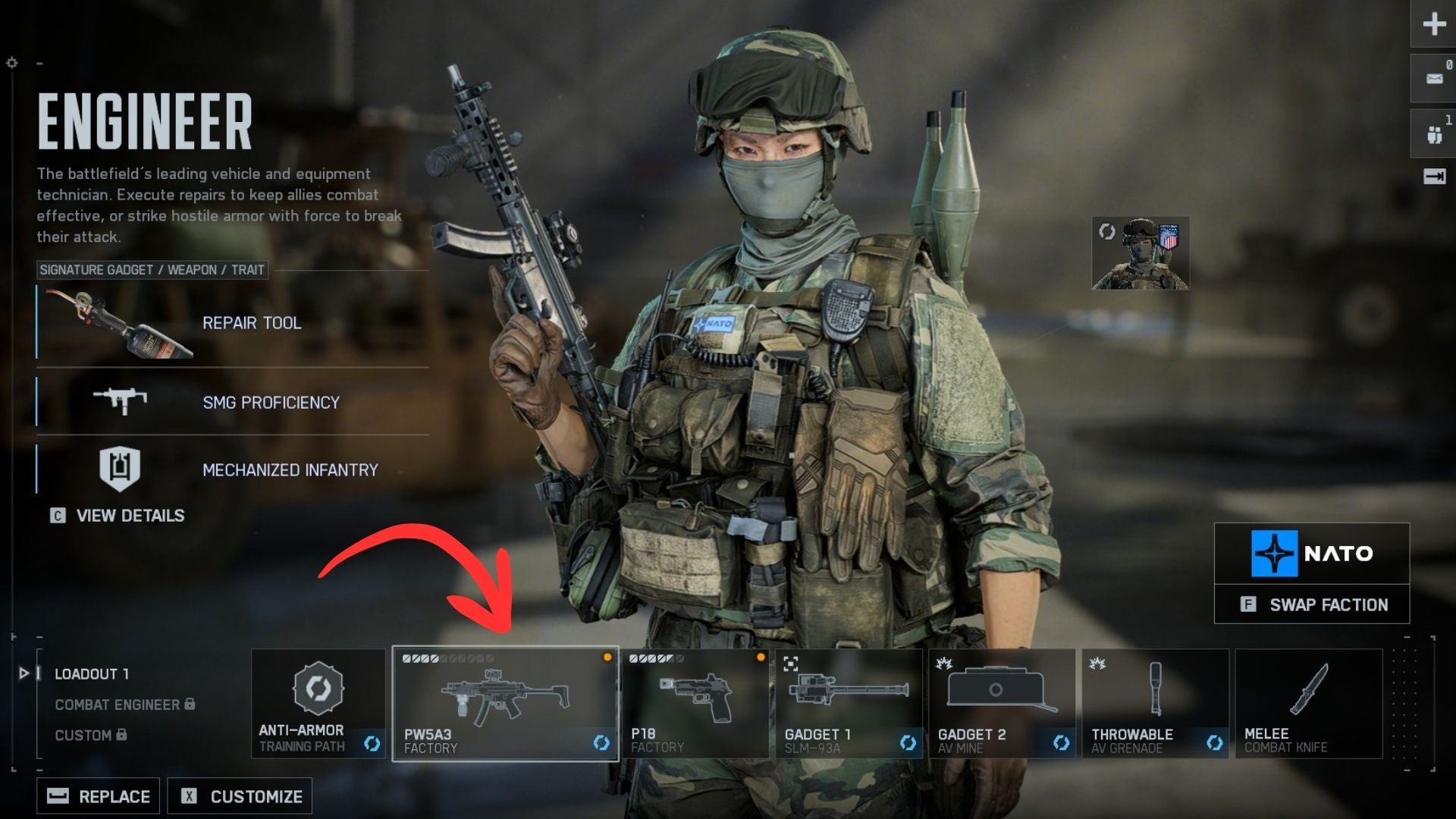 Custom weapon loadout location - 4