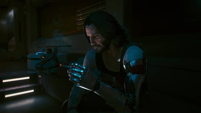 Johnny Silverhand in Cyberpunk 2077.