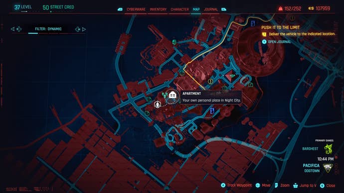 map of the king of pentacles tarot card graffiti location