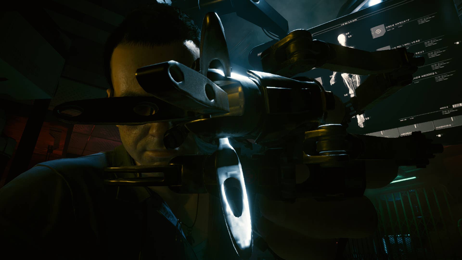 Viktor's surgical tools in Cyberpunk.