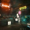 A market scene in Cyberpunk 2077: Phantom Liberty, with DLSS 3.5 Ray Reconstruction switched on.