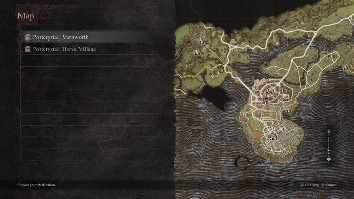 A list of Portcrystal locations in Dragon's Dogma 2.