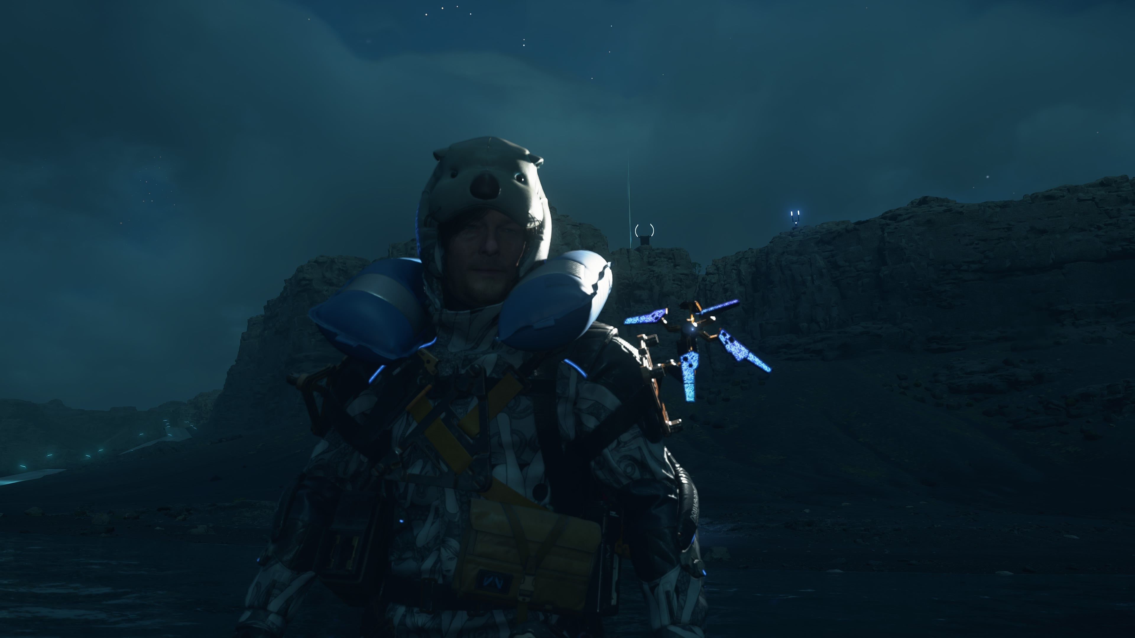 Death Stranding 2 otter hood.