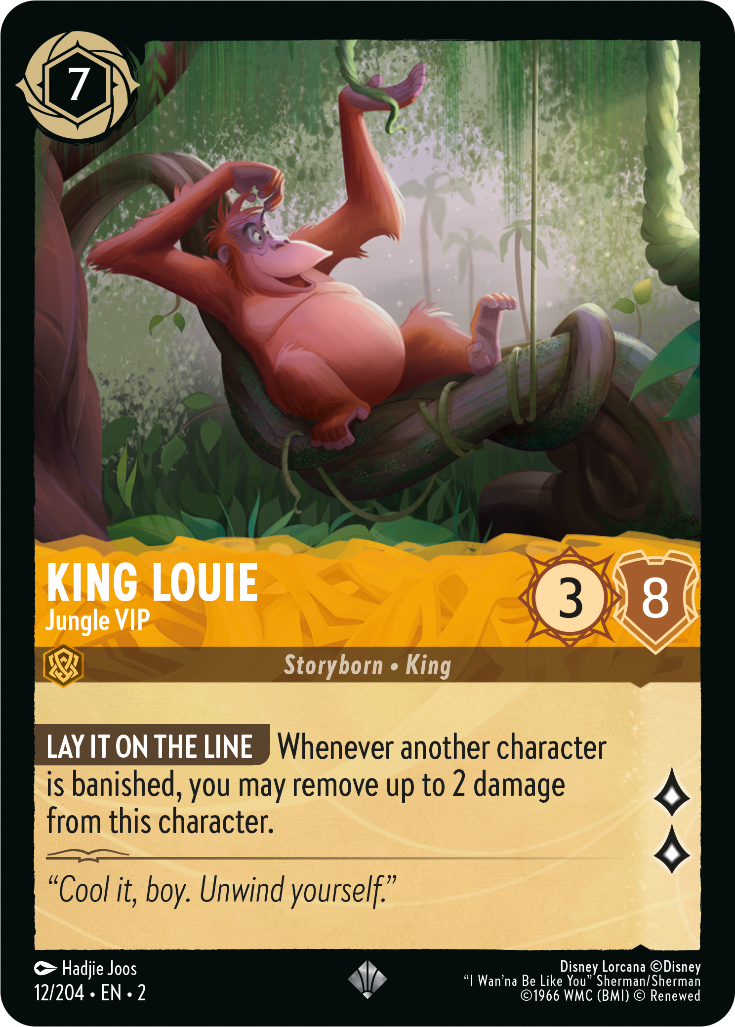 Here's an exclusive first look at Jungle Book's King Louie in next Disney  Lorcana set Rise of the Floodborn | Dicebreaker