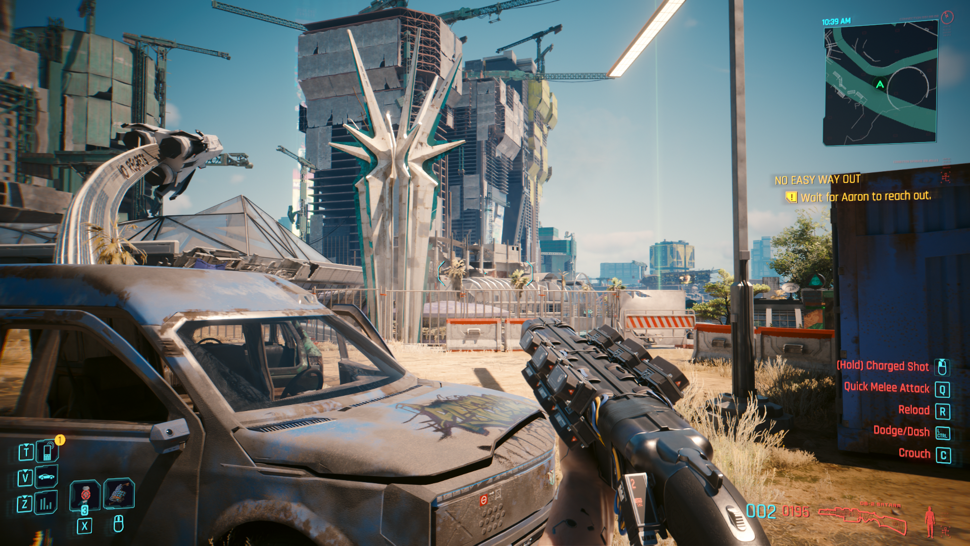 Cyberpunk 2077 running at 1080p with DLSS upscaling. - 9