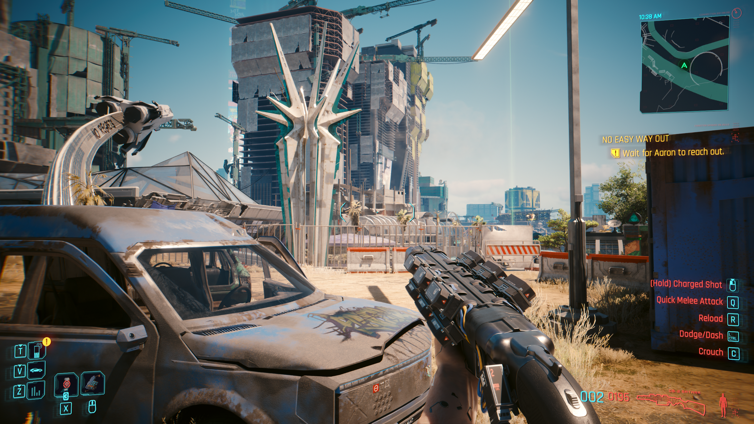 Cyberpunk 2077 running at 1440p with DLSS upscaling. - 7