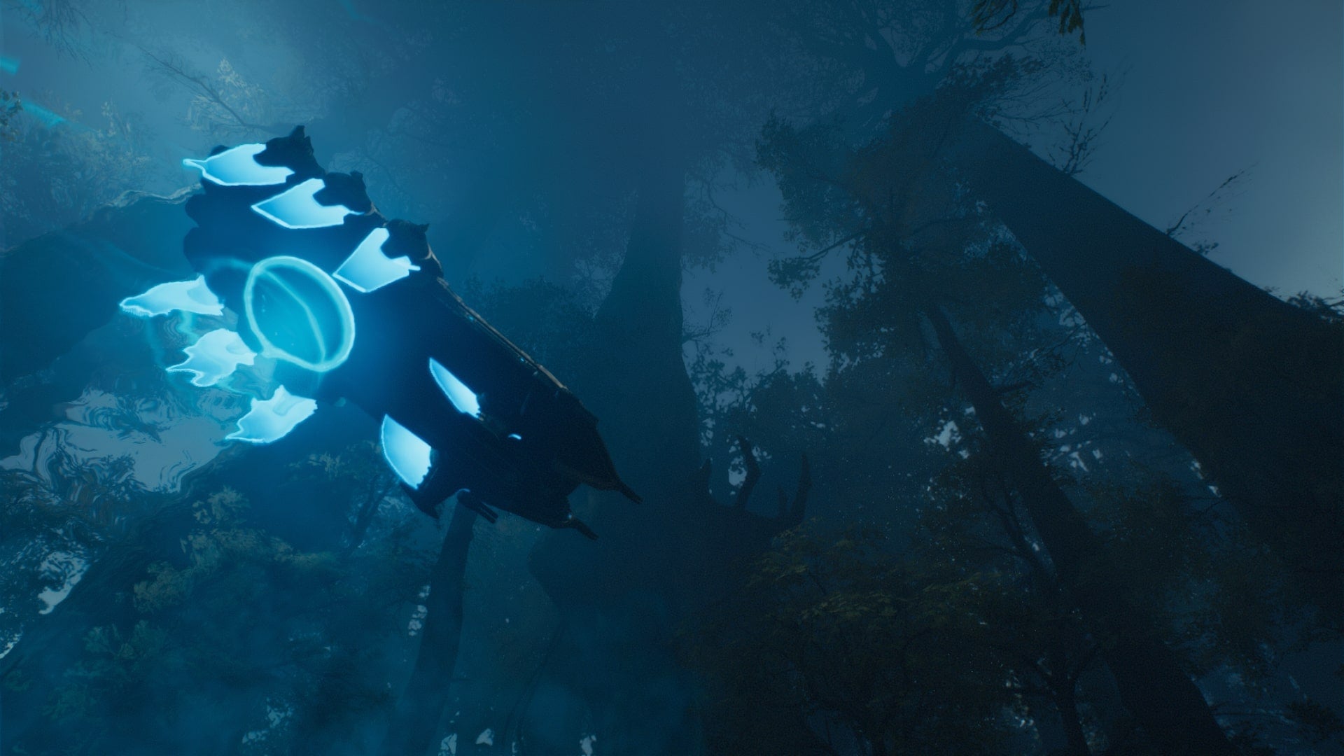 A ship can be seen dropping off the Doom Slayer in DOOM: The Dark Ages' Abyssal Forest - 1