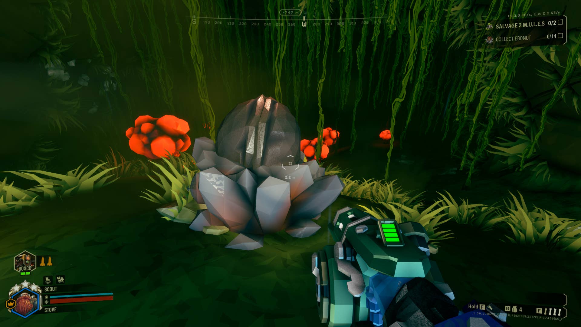 An ebonut in Deep Rock Galactic.