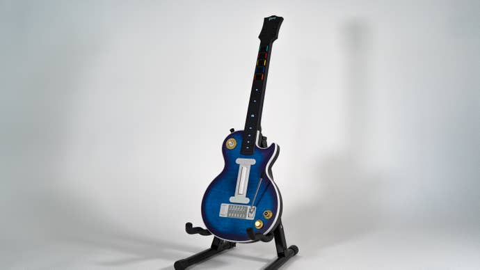 CRKD's Blueberry Burst Pro Les Paul guitar