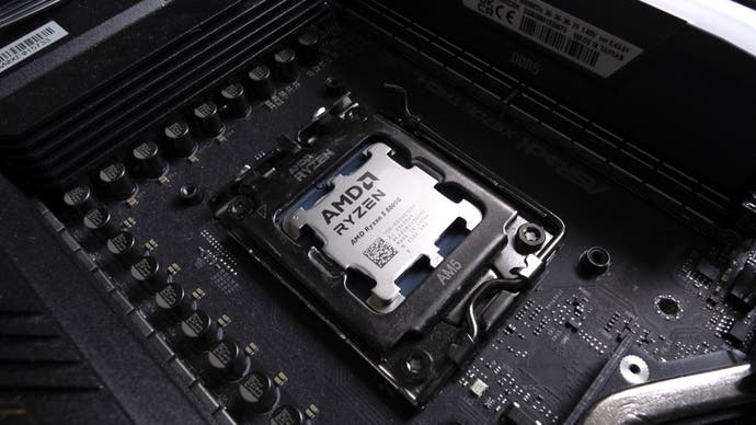 AMD Ryzen 5 8600g on the motherboard