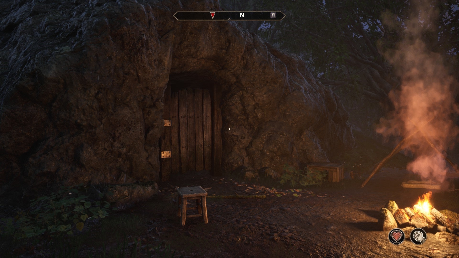 Rockmilk Cave entrance in Oblivion Remastered.