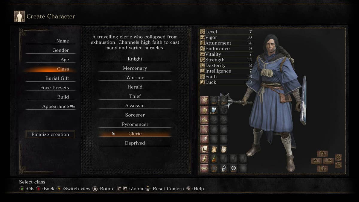 Dark Souls 3: Character Class and Burial Gift Guide | VG247