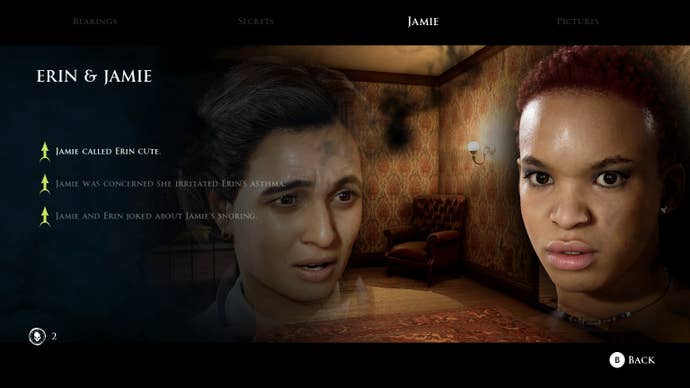 Dark Pictures relationships