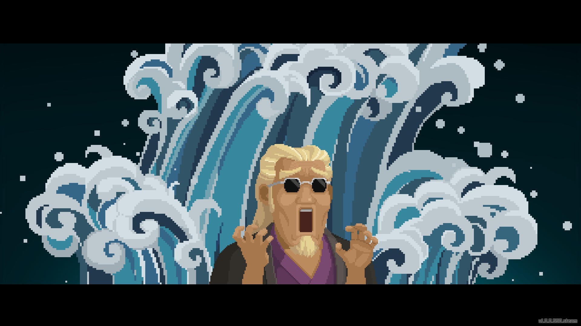 A customer in Dave the Diver gets overwhelmed with taste sensations in the form of a Hokusai wave