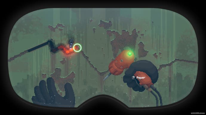 A minigame involving underwater cutting in Dave the Diver