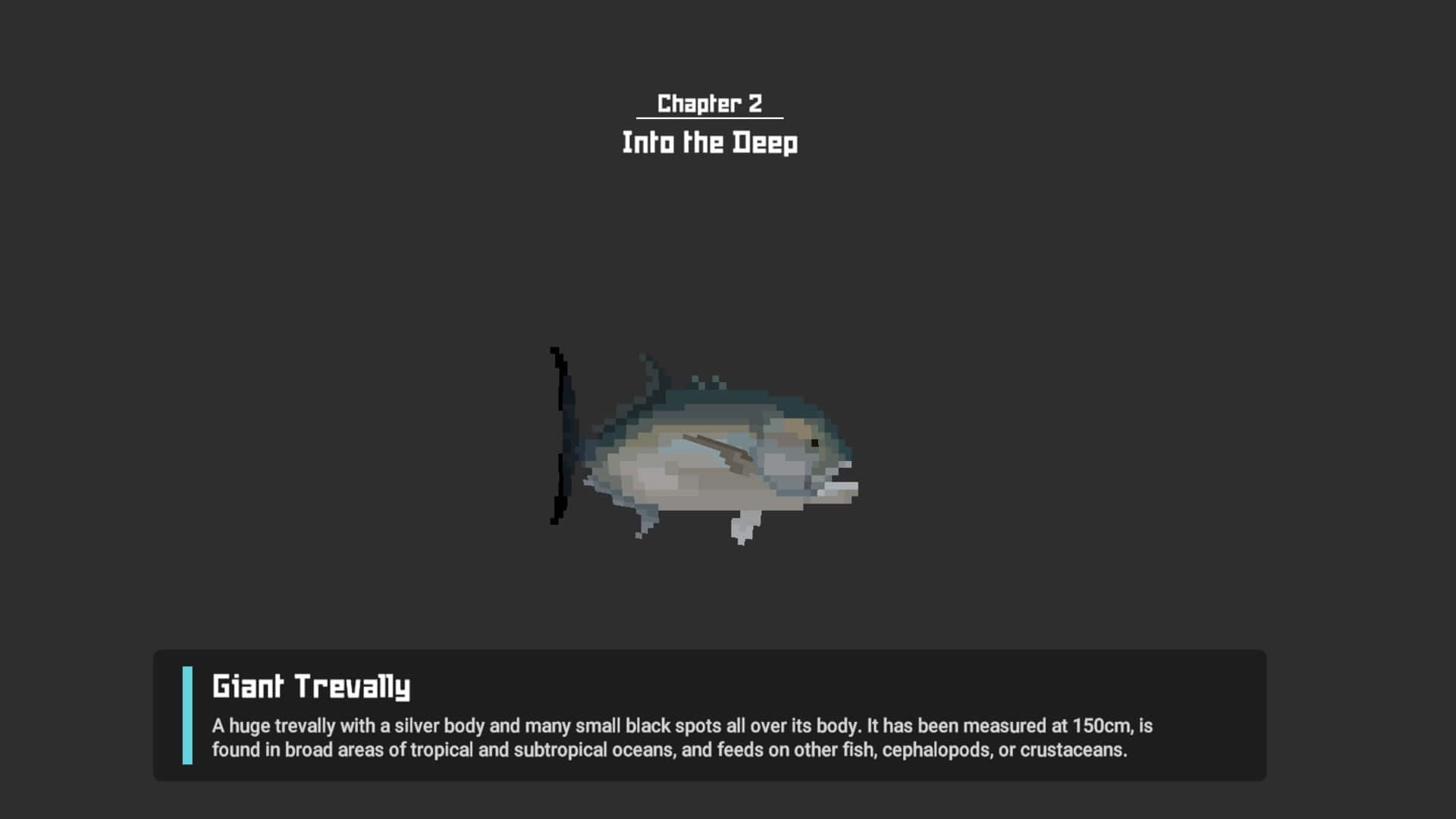 The Giant Trevally in Dave the Diver is shown