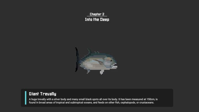 The Giant Trevally in Dave the Diver is shown