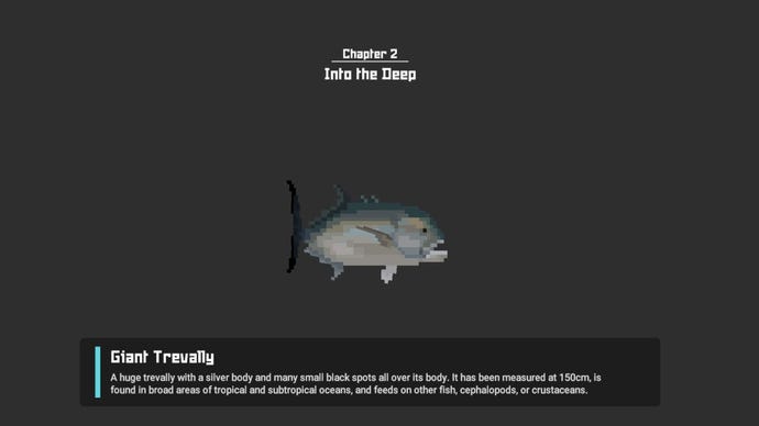The Giant Trevally in Dave the Diver is shown