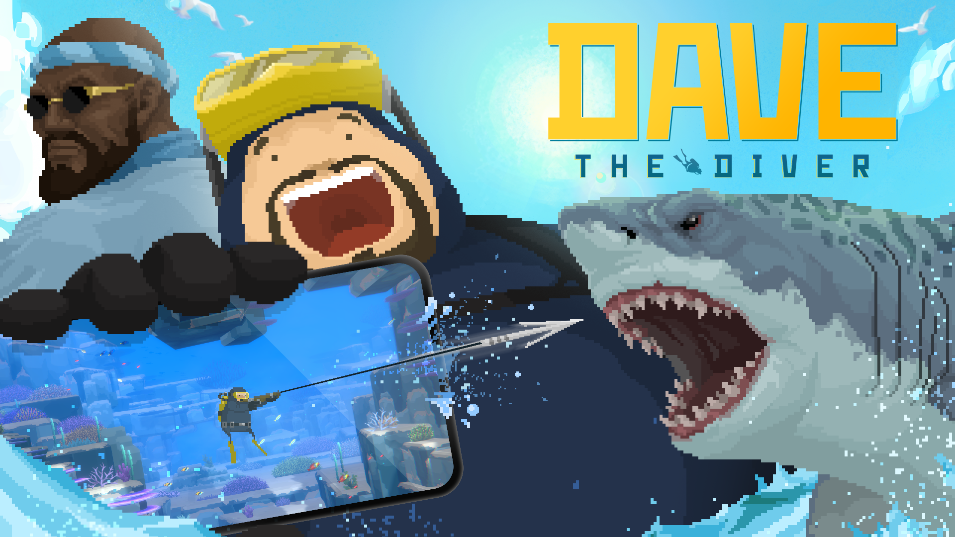 Dave the Diver mais próximo do mobile