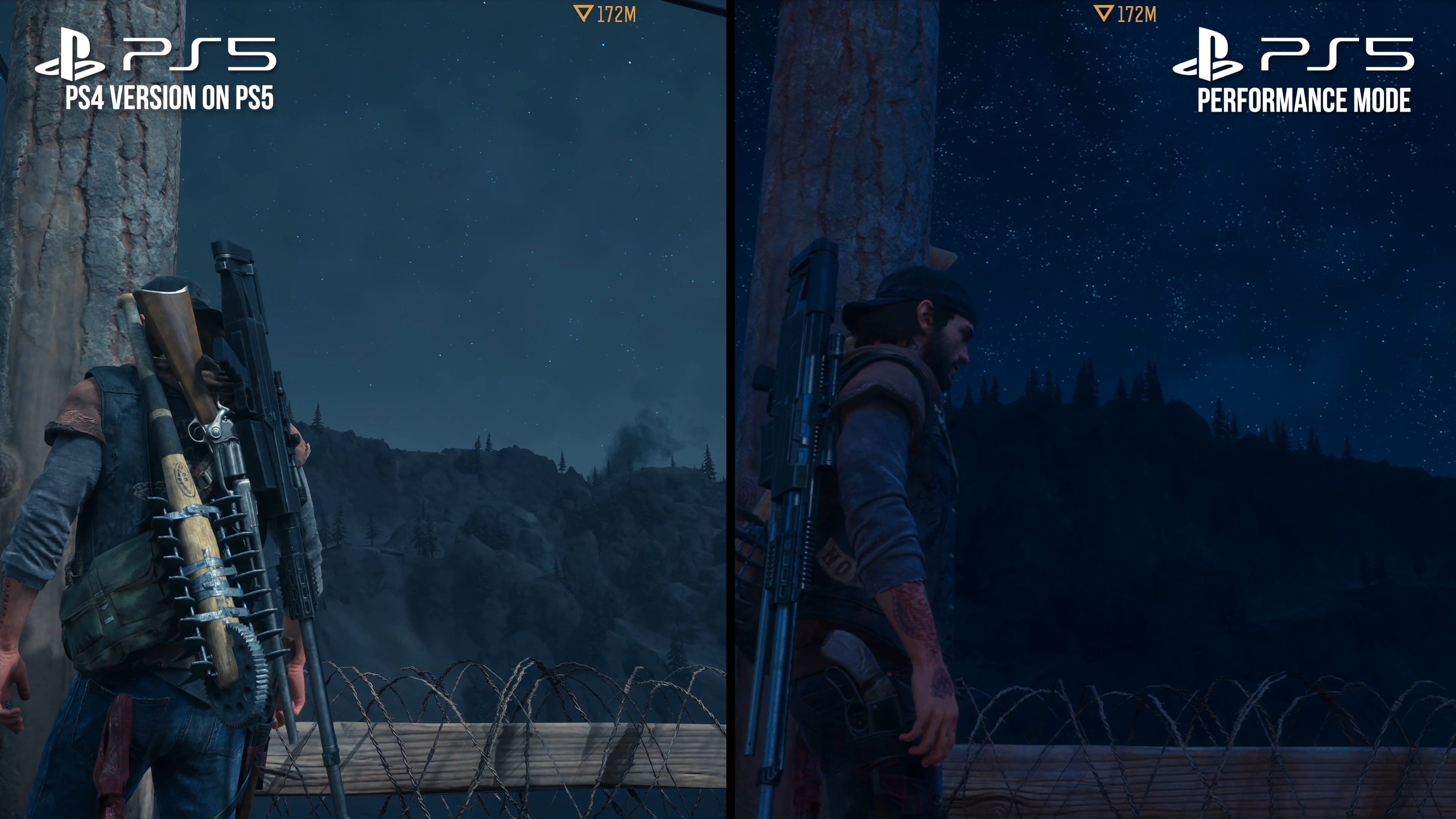 Days Gone Remastered vs original: sky light