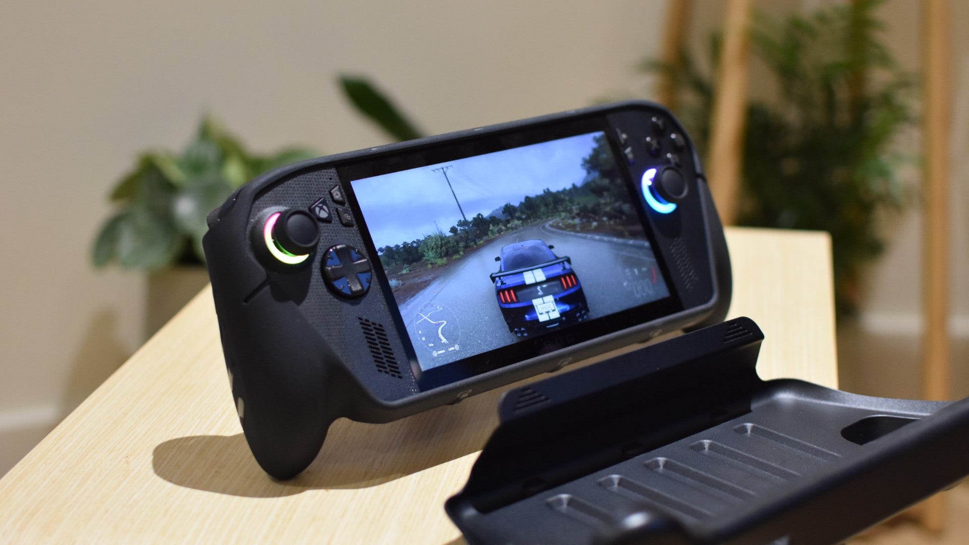 An Asus ROG Xbox Ally X wrong  a Dbrand Project Killswitch case.